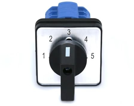 1 pz 1-2-3-4-5 5 posizioni interruttore a manopola rotante terminale a 12 pin 440 V 20 A interruttore di commutazione universale interruttore selettore a camma rotante