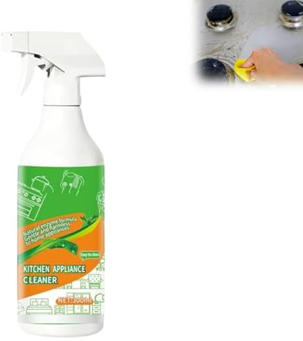Fly Cleanse Spray, Natural Formula Kitchen Appliance Cleaner, Multi-Purpose Fly Cleaner, for Hold, Oven, Stove, Range Hood, Easy Cleaning Household Items (1 Bottle)