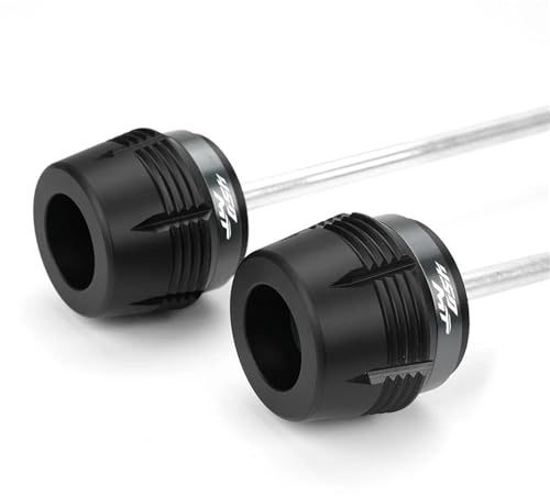 Crash Protector Kit Motorrad-Rahmenschleifer Für CFMOTO 450MT MT450 CF Moto 450 MT 2024-2025 – Sturzschutz Für Vorder- Und Hinterradgabel Rad Vorderachse Sturzpads(Titan,Vorne Hinten)