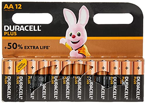 Duracell ESM-018565 - Batteria AA, 1,5 V, confezione da 12