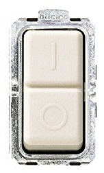 Bticino S5011F Serie Magic Interruttore Bipolare, 1, 6A, Avorio [versione per il professionista]