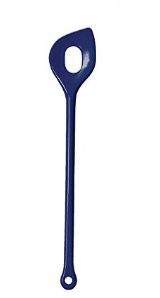 WACA Spitz-Lochlöffel Küchenhelfer Mehrwegartikel 1 Stück, Farbe: Kobaltblau, Kunststoff, Lochlöffel, Löffel, 310 mm
