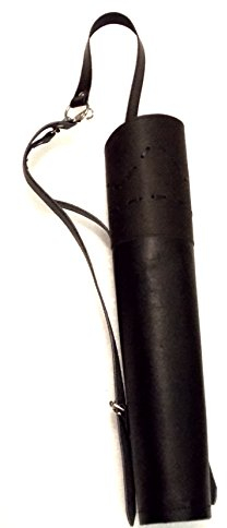 elToro Rückenköcher aus Leder traditioneller Köcher mit Stickereien