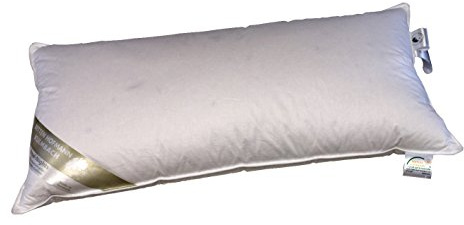 Betten Hofmann Ideal Kopfkissen 40x80 cm Daunenkissen 60% Daunen, waschbar, Naturprodukt, softig weich, kuschelig, eigene Herstellung, kein Lebendrupf
