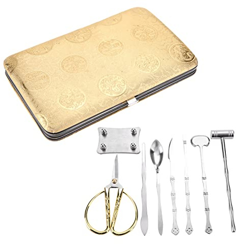 Outils de Fruits de Mer de Crabe 8pcs en Acier Inoxydable pour Traitement des Coquilles de Crabe