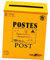 LOVIVER Stil Briefkasten Postkasten Mailbox Zeitungsbox, Gelb