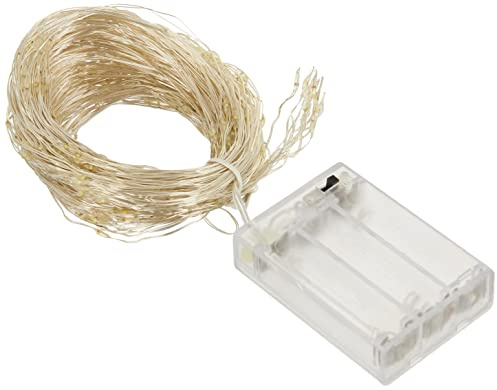 EUROCINSA Ref. 28369 Guirnalda con 12 Tiras con 360 Luces led Blancas estáticas (sin Pilas) 3m. 1SET/3uds, Cobre, Talla única