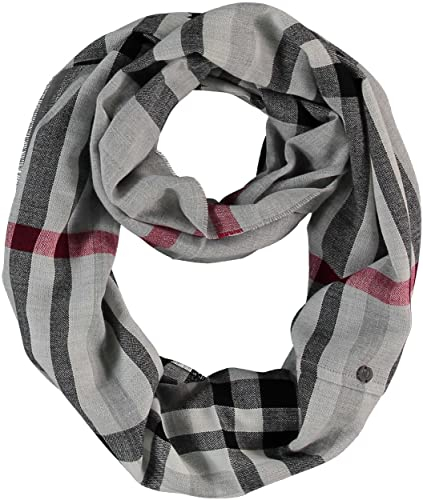 FRAAS Loop Schal 60 x 78 cm - Made in Germany - Karierter Schlauch-Schal für Damen - Polyacryl