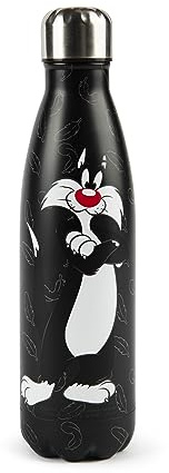 Excelsa Sylvester Bottiglia Termica, 50 Cl., Nera, Acciao INOX
