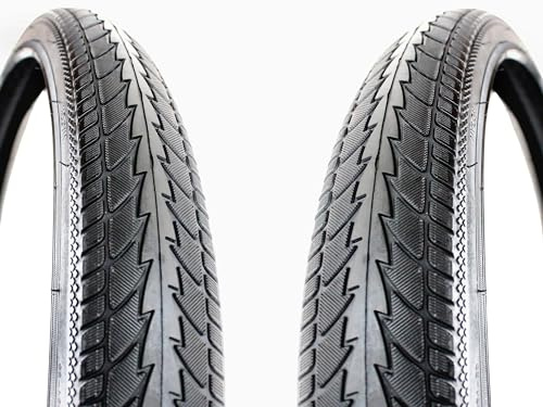 2X BISOMO Fahrradreifen 1,75 x 24 Zoll Leistungsstarke Performance Reifen Rad Bereifung Mantel Decke E-Bike Paar