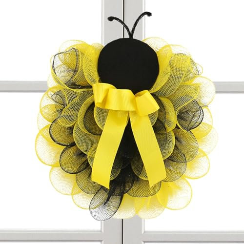 Corone estive per porta d'ingresso,Corone di primavera per porta d'ingresso,Corone di artificiali per decorazione di porte d'ingresso da 14 pollici - Decorazioni per