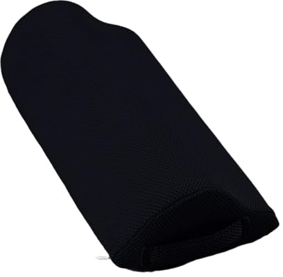 Qianly Coussin de Repos pour Les Jambes en Mousse à Mémoire de Forme, Traversin Respirant, Confort Luxueux pour Les Pieds et Chevilles, Noir