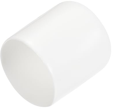 QUARKZMAN 20 Stück Gummi Endkappen 30 mm Kunststoffkappe Gummikappen Weiß | Schutzkappen, Abdeckung, Fußkappen, Für Stuhlbeine Tischbeine Schrauben Bolzen Gewinde Metallstäbe Rohr Zaunpfosten
