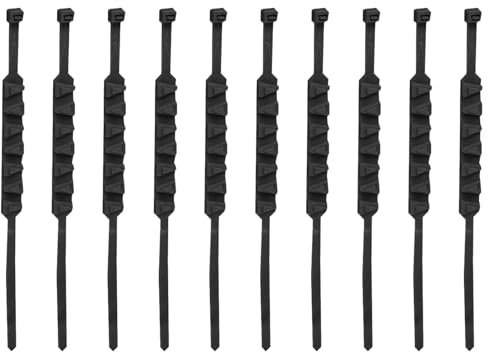 Lot de 10 chaînes à neige pour pneus de moto, colliers de serrage réglables, antidérapants, réutilisables, pour moto, vélo, scooter