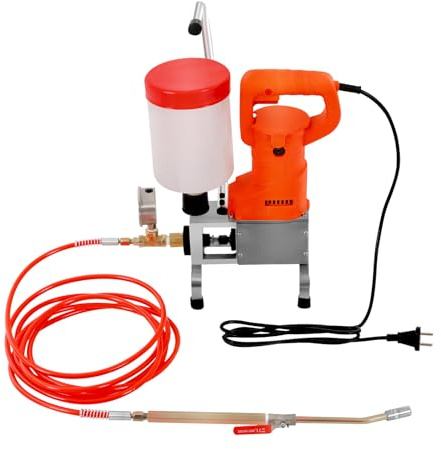 POTYYH Pompa di colata ad alta pressione, 720 W, per iniezione, per fughe di calcestruzzo, ad alta pressione, per fughe di calcestruzzo, riparazione di perdite
