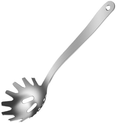 TOYZFRIENDY Cucchiaio Per Ramen Con Cucchiaio Per Pasta in Acciaio Resistente Forchetta Per Spaghetti e Noodles