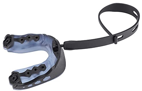 TOPINCN Oraler Zahnschutz für Erwachsene Beim Boxen, Basketball, Zahnschutz mit Lanyard, Ideal für Grapple BJJ Baseball (BLUE)