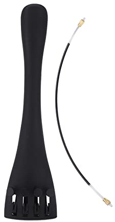 POENVFPO Carbonfaser-Cello-Saitenhalter, 4/4-Größe mit Nylondarm, Feinstimmsystem, Professionelles, Leichtes Ersatzteil