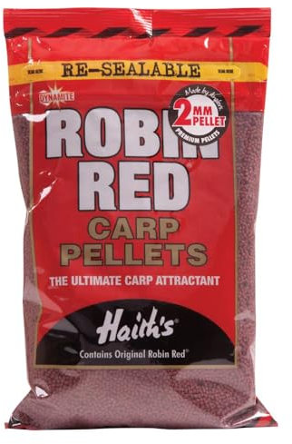 Dynamite Baits Robin Red Carp Pellets, Red, 6 mm