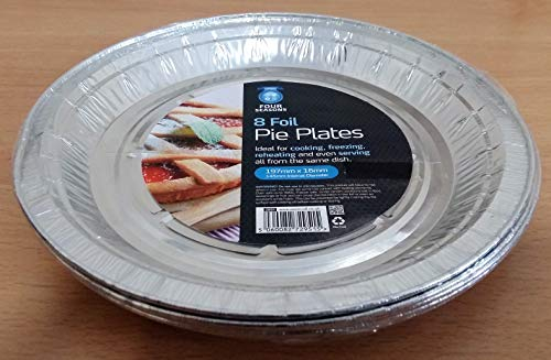 Zoom 8 20cm Round Aluminium Foil Pie Plate Dish 197mmx16mm Bake Oven Cook BBQ Buffet (8)