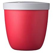 Mepal - Snackbox Ellipse - Lebensmittelbehälter zum Aufbewahren und Transportieren von Snacks - geeignet für Gefrierschrank, Mikrowelle & Spülmaschine - 500 ml - Nordic Red