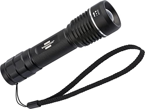 Brennenstuhl LuxPremium Akku-Fokus-LED-Taschenlampe TL 600 AF IP67 / Aufladbare Handlampe mit CREE-LED (630lm, 175m, fokussierbar, max. 22h Leuchtdauer, inkl. USB-Ladekabel, Camping Zubehör)