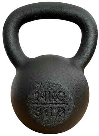 Chase Fitness Cast Iron Kettlebell for Strength and Cardio Home Gym Training 4kg - 40kg (14KG)