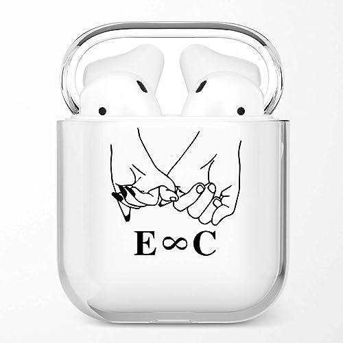 Custodia in silicone per Apple AirPods Case Cover personalizzata con nome