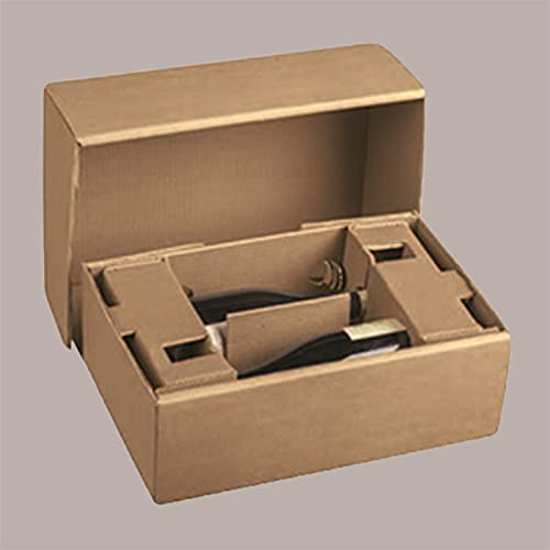 Scatola sicura per spedizione in carta avana porta 3 bottiglie Express 370x350H155mm Lucgel, 3 pezzi