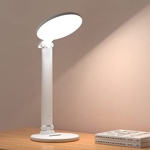 SXYSXYSXY LED Lámpara de Escritorio Regulable Lámpara de Mesa Cuidado de Ojos Lampara de Lectura Lámpara de Noche con operación táctil 3 Colores 3000K-6500K Leer niños Trabajo para estudiar Oficina