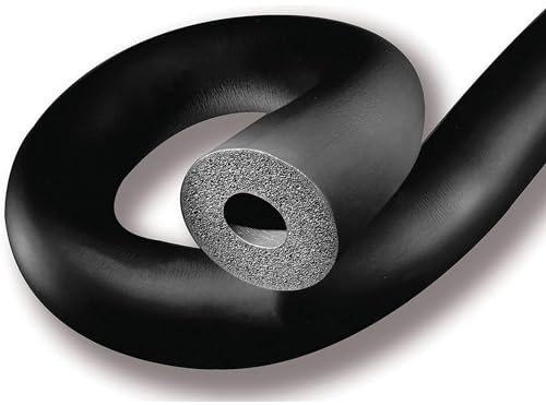 Rohrisolierung Rohrisolierun,Isolierung DN 6-110mm Dämmung,Schaumstoffschlauch für Griffgriffstütze,9-20mm Isolierstärke,Isolierschlauch für Rohre,1.7/1.8m Länge Schwarz,für Den Außenbereich,1stk ( Si
