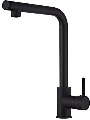 GaRcan Wasserhähne, herunterziehbare Küchenarmaturen, Moderne Küchenspüle-Wasserhähne aus Messing mit herausziehbarer Brause, Einhebelmischer, Warm- und Kaltwasserhähne für Wohnmobil/Barspüle/C