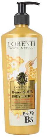 Lorenti Body Cream Lotion | Honey & Milk Body Lotion | Ultra Nourishing Multi Vitamin Repair 400ml