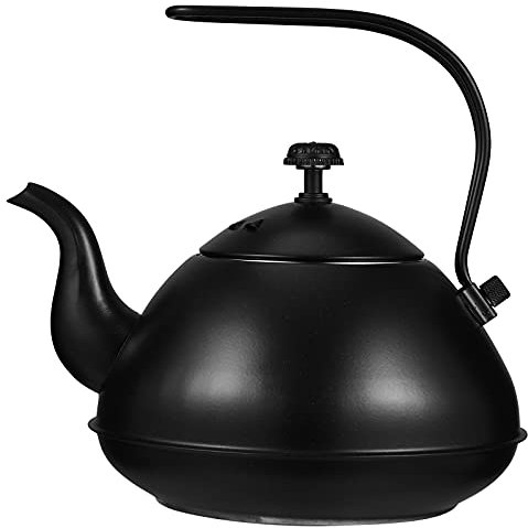 1pc Pentola Bollitore da cucina Espresso Gas Tazza da caffè termica Bollitore per acqua calda Bollitore per caffè Tazza da caffè espresso Bollitore per acqua da caffè Scaldabagno in acciaio inossida