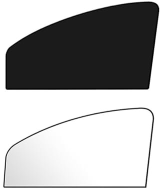 SHENGG Magnetischer Auto-Seitenfenster-Vorhang, 2 Stück, Privatsphärenvorhänge for Auto-Sonnenschutz, Sommer-Sonnenschutz, Reflexion vorne/hinten (Color : Front 2pcs)