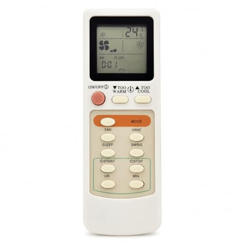 TALENTEC Home | Mando a Distancia de Reemplazo para Aire Acondicionado Mitsubishi, Firstline, Hitachi, Coventry | NO Universal - REEMPLAZA Mismo Mando | Modelos: MSD-09NV, AR848, E02448426