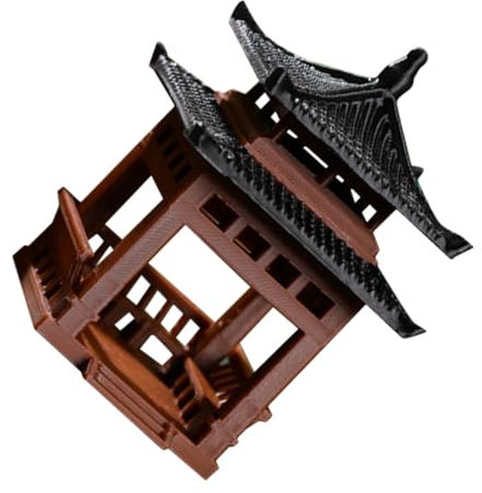 ibasenice Statua Padiglione Simulato Per Acquario Decorazione Paesaggistica Padiglione Bonsai