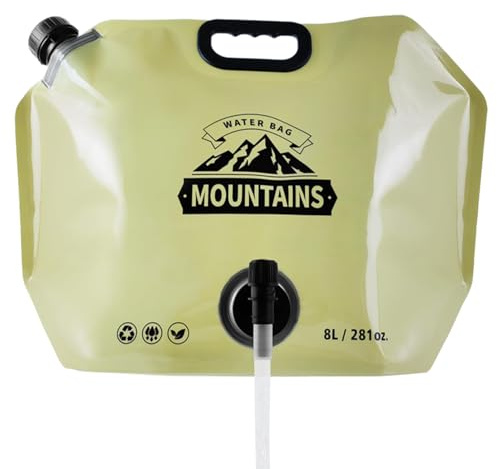 Sacs À Eau Pour Camping Cruche Étanche De Qualité Alimentaire 8 Litres