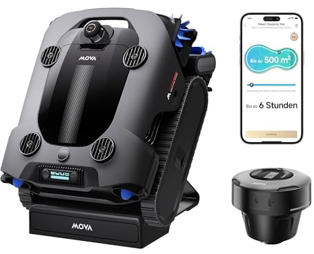 MOVA Rover X10 Roboter-Poolreiniger, 7-in-1 Omni Clean, KI Intelligenz | FloatDrive mit 38.000 l/h Saugkraft, EdgeDrive-Bürste, AquaScan LDS-Kartierung & präzises PoolNavi, App-Steuerung