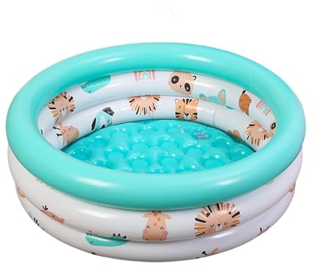 Piscina Per Bambini - Vasca Di Gonfiaggio Con Stampa Carina, Piscina Gonfiabile Rotonda All'Aperto, Per Ragazzi Ragazze Animali Domestici Palla Da Pesca Giocattolo Da Giardino Cortile Spiaggia Spazio