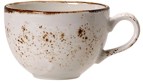 Steelite tazza bianca bassa da 340 ml | Tazza da caffè, tazza da tè, tazza bianca, tazza da cappuccino. Tazza Steelite