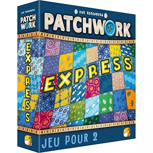 Asmodee-Funforge | Patchwork: Express | Juego de Mesa | A Partir de 6 años | 2 Jugadores | 10 Minutos, Color Naranja, Large PTWXPFR01