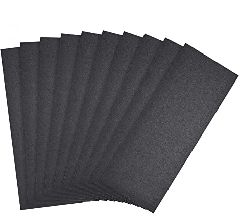 sourcing map 240 Grits Sanding Sheets 9-inch x 3.6-inch Wet Dry Silicon Carbide Sandpaper for Wood Furniture Metal Automotive Polishing 10pcs