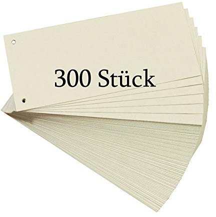 Herlitz 10843621 Trennstreifen zu 100 gepackt
