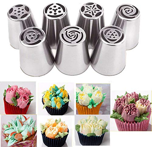 Piping Nozzles Tips Set 304 Stainless Steel Piping Tips Cake Pastry Tool Set