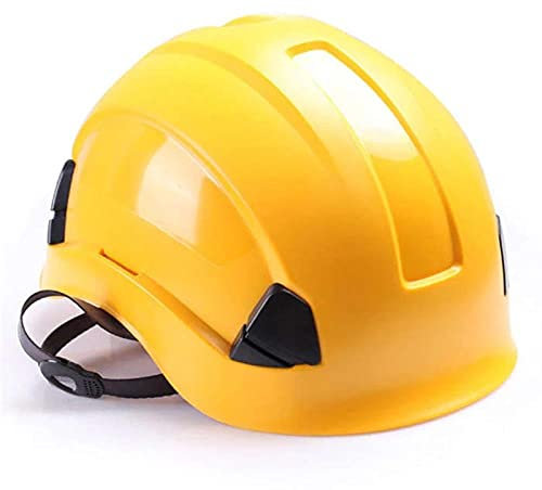 Casco da lavoro per la sicurezza del lavoro Casco anti impatto ABS ABS Isolamento elettrico Isolamento di crash Cappello Hard Cappello ingegneria Rescue Bump Cap-Giallo