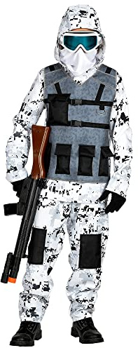 CARTOON Costume di carnevale, Artic Special Forces, vestito, travestimento, per bambini, halloween, feste a tema
