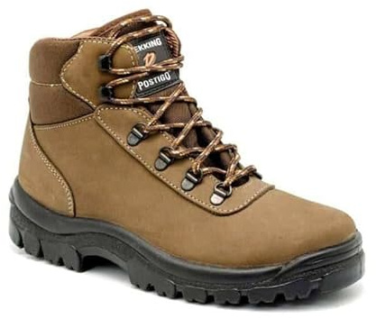 Postigo Calzados Angel - Bota Trekking 975 con Waterproof, Marrón, 44
