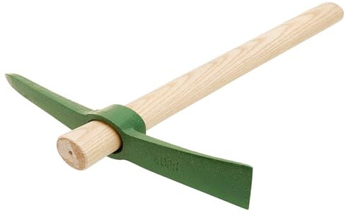 OFFSCH Piccone Da Giardino Acciaio Con Manico Strumento Multifunzionale Per Giardinaggio Utile Per Diserbo e Scavare e Orti