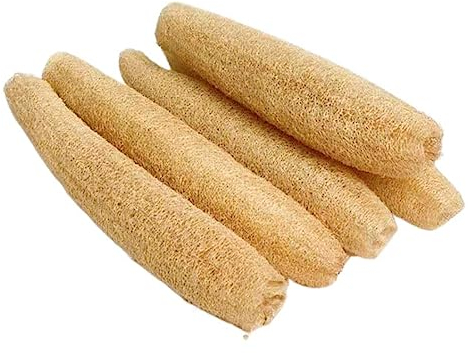 Esponja de Esponja de Color primario Natural, Estropajo for Lavar Platos, Cocina, hogar, Esponja de melón de Agua, Cepillo de Limpieza, Cuenco, Trapo de esponja/213(Color:Sigualuojingpin32 40cm4tiao)